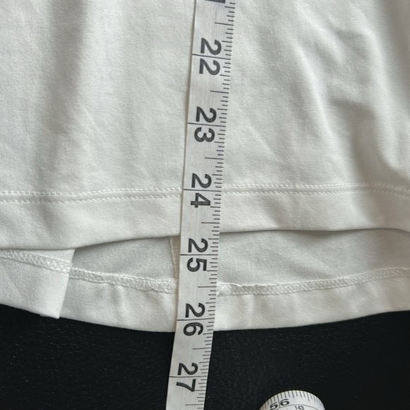 Tory Burch SET Skort and Chevron Tank Top White Green Sport Coolmax Sz M - Picture 14 of 15